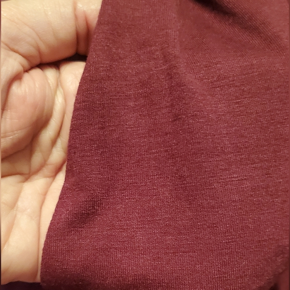 Zenana Cami Spaghetti Strap Burgundy Maxi Dress With Pockets Size M - Picture 4 of 5